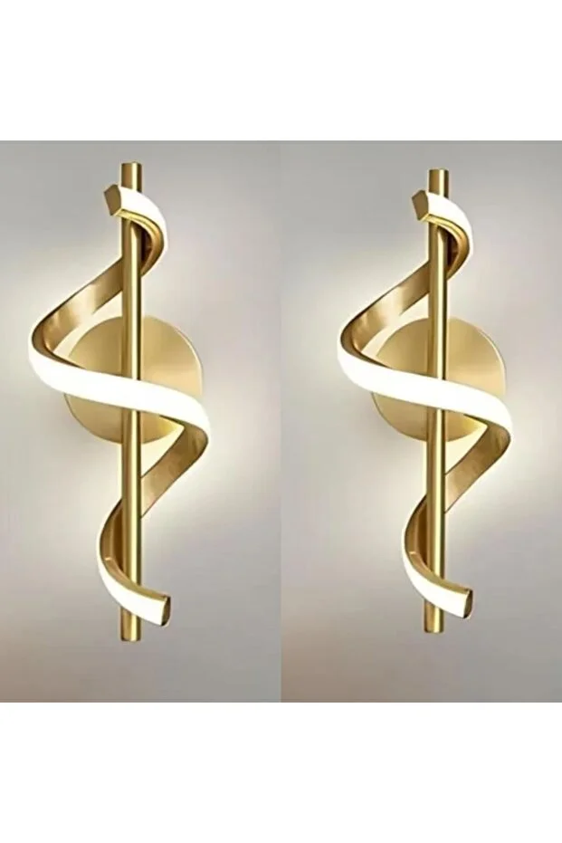 Modern Ledli 2li Duvar Aplik (PİLLİ DEĞİLDİR)